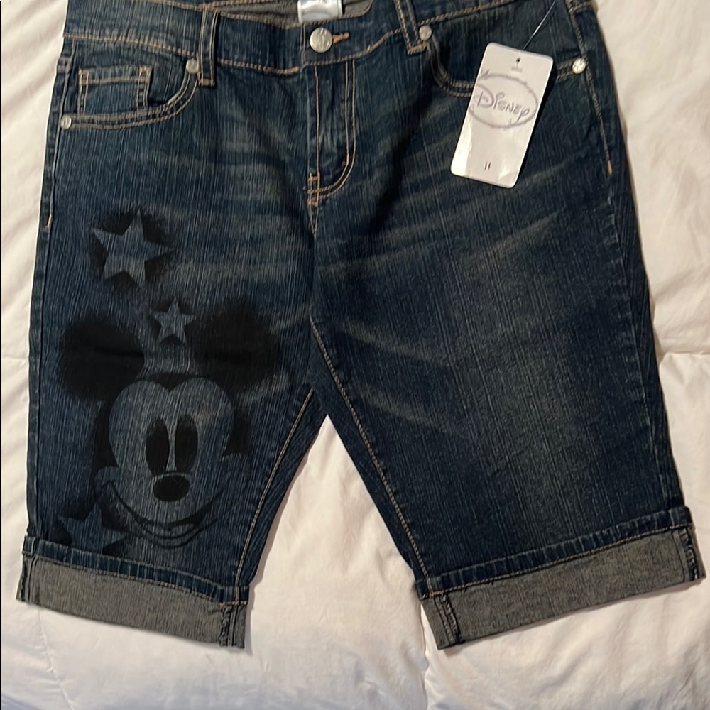 Disney Mickey Mouse Denim Shorts